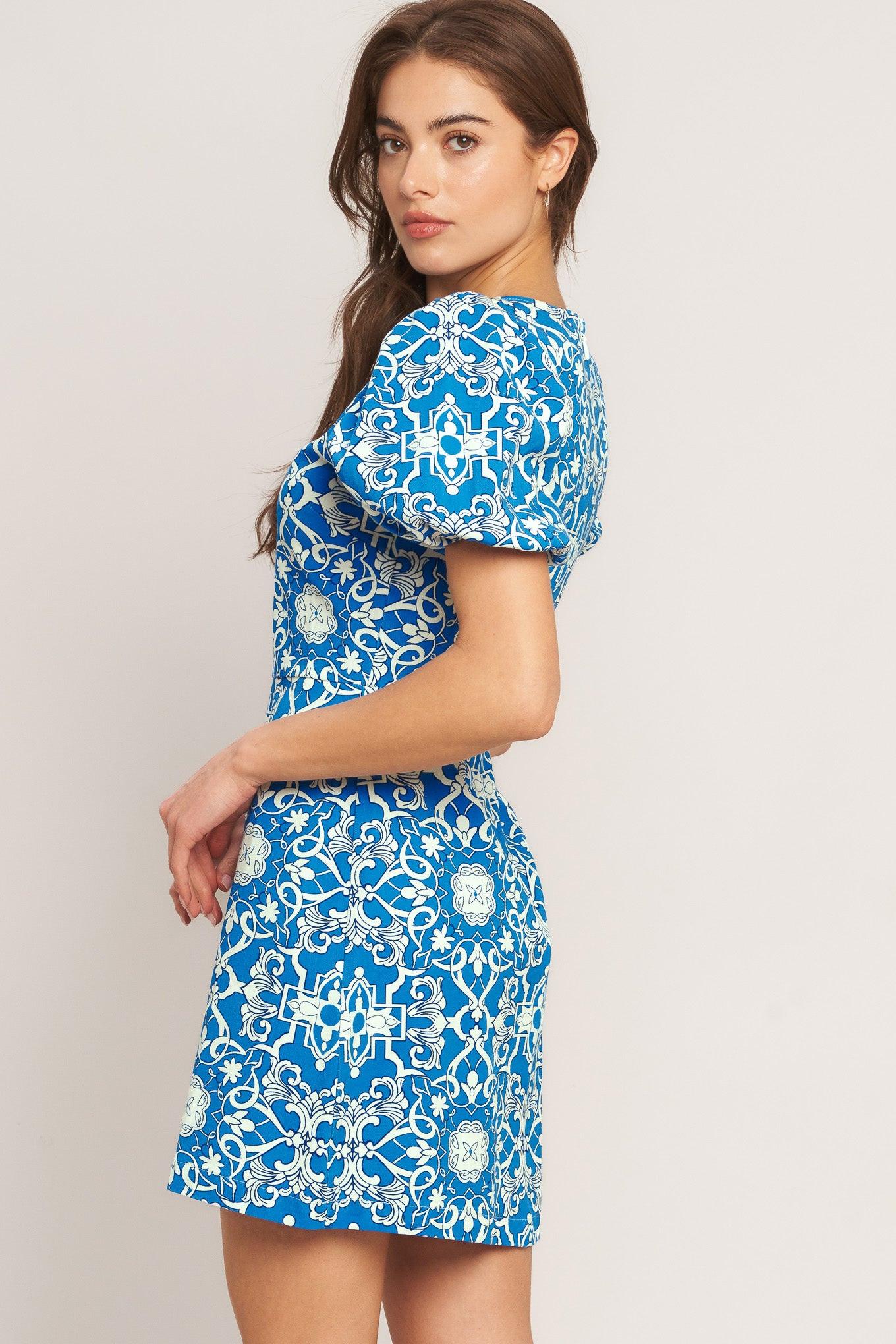 CITY VIBE WOVEN MINI DRESS - Glamourous Grace