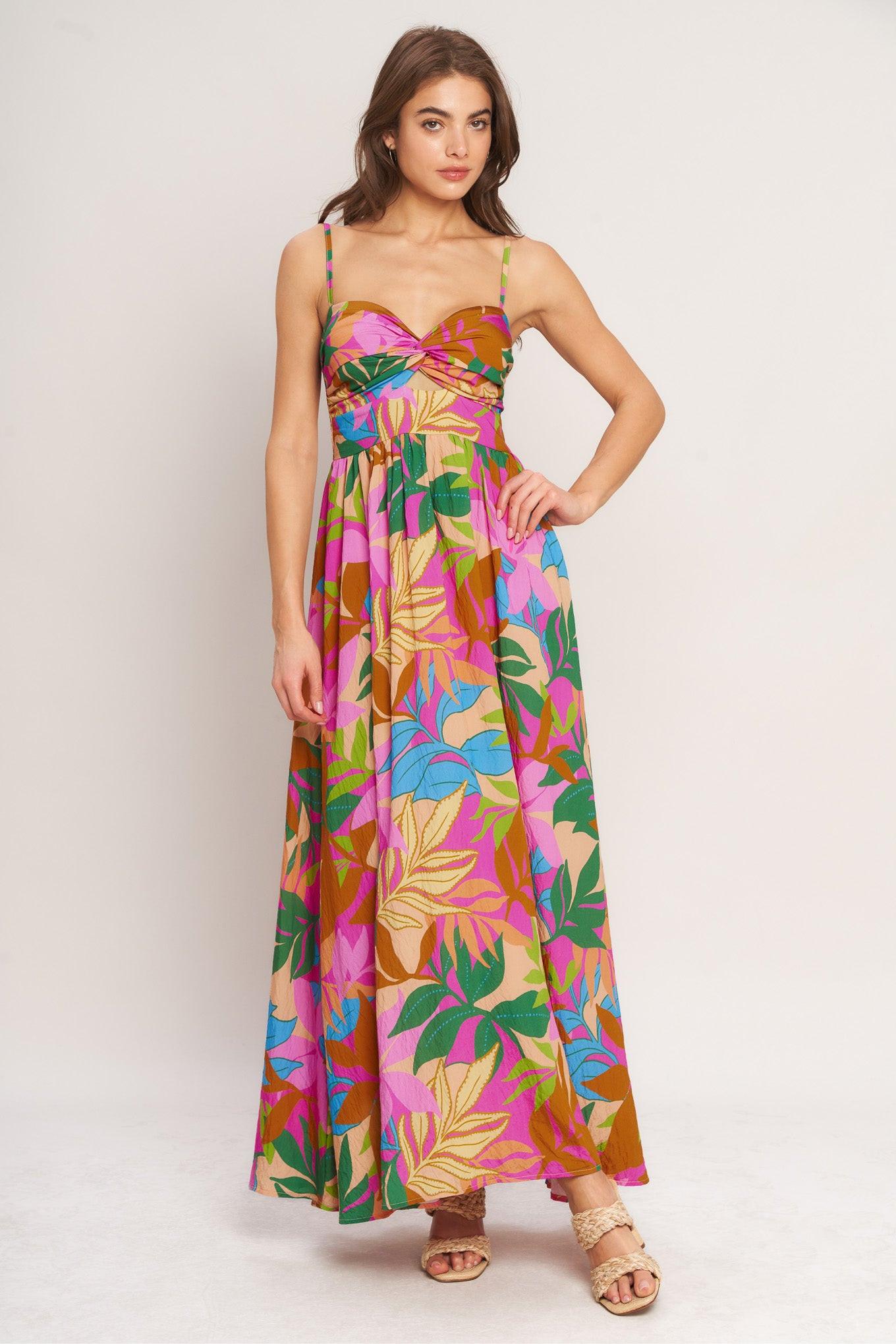 TROPIC FIESTA WOVEN MAXI DRESS - Glamourous Grace