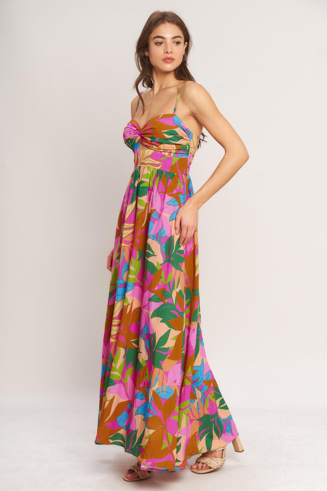 TROPIC FIESTA WOVEN MAXI DRESS - Glamourous Grace
