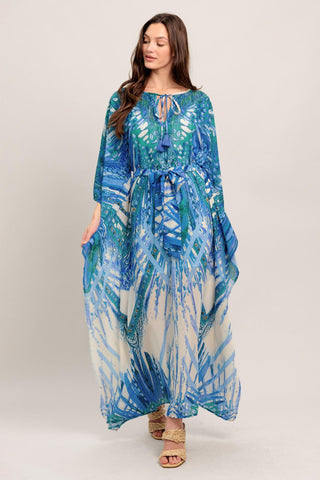 JUST LANDED IN PARADISE WOVEN KAFTAN MAXI DRESS - Glamourous Grace
