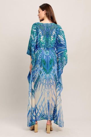 JUST LANDED IN PARADISE WOVEN KAFTAN MAXI DRESS - Glamourous Grace