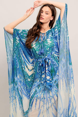 JUST LANDED IN PARADISE WOVEN KAFTAN MAXI DRESS - Glamourous Grace