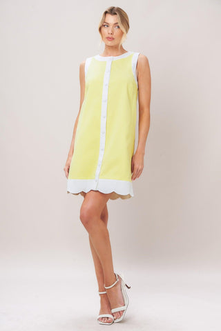 BARBIE SHIFT WOVEN MINI DRESS - Glamourous Grace