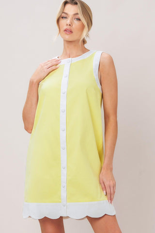 BARBIE SHIFT WOVEN MINI DRESS - Glamourous Grace
