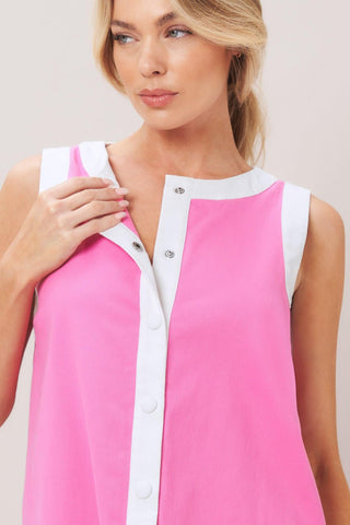 BARBIE SHIFT WOVEN MINI DRESS - Glamourous Grace