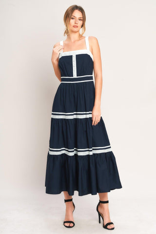 PETAL KISS WOVEN MIDI DRESS - Glamourous Grace