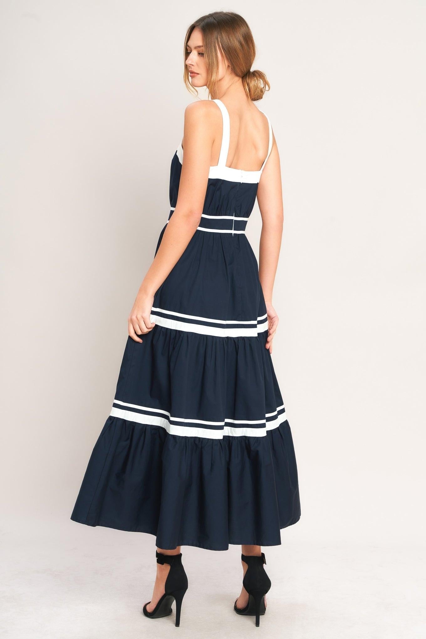 PETAL KISS WOVEN MIDI DRESS - Glamourous Grace