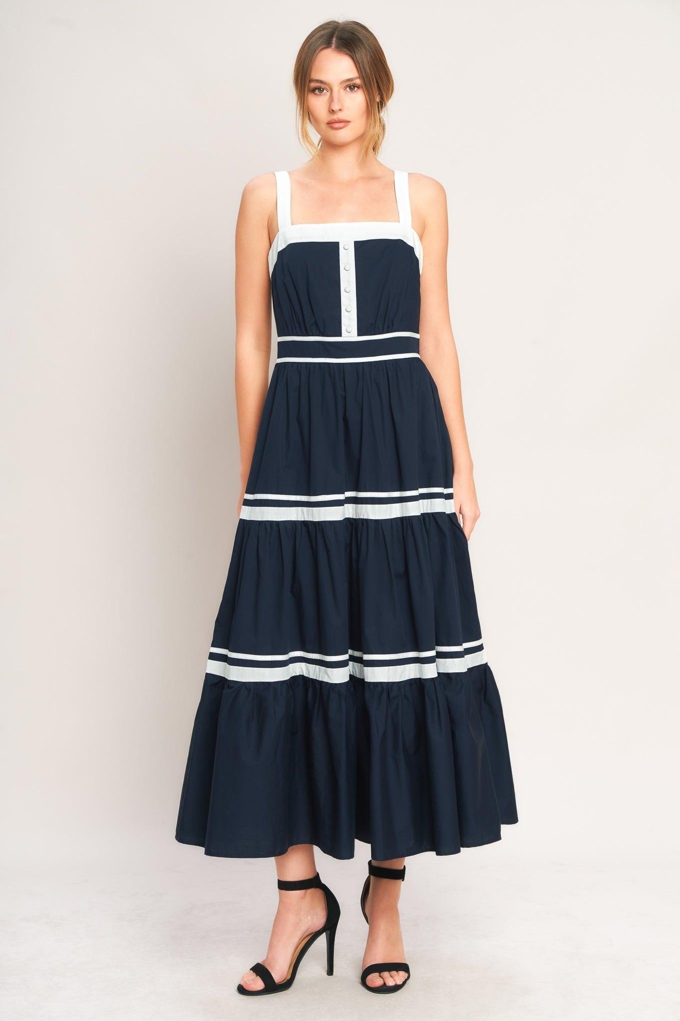 PETAL KISS WOVEN MIDI DRESS - Glamourous Grace