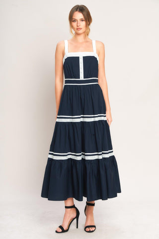 PETAL KISS WOVEN MIDI DRESS - Glamourous Grace
