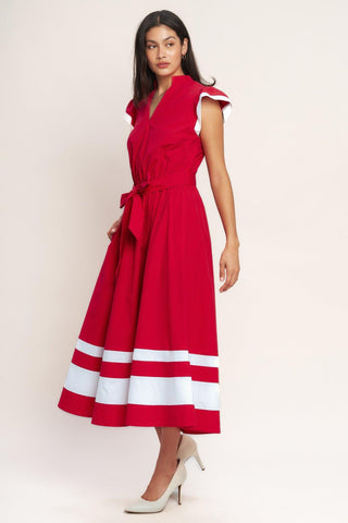 TRUE LOVE IN COLOR BLOCKED MIDI DRESS - Glamourous Grace