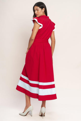 TRUE LOVE IN COLOR BLOCKED MIDI DRESS - Glamourous Grace