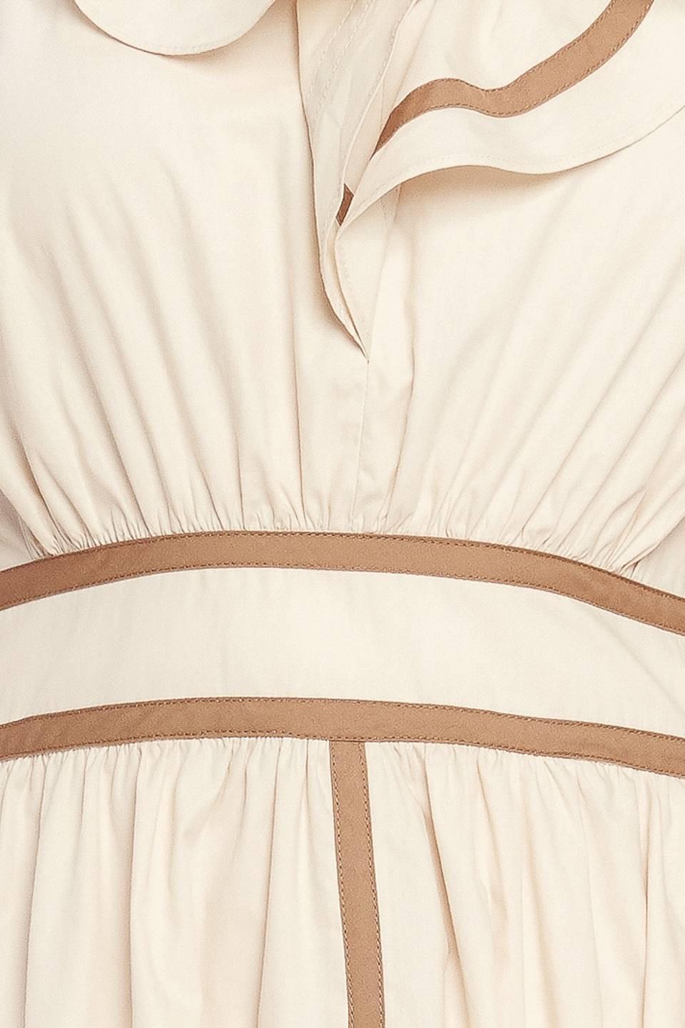 BREEZE CANVAS WOVEN MIDI DRESS - Glamourous Grace