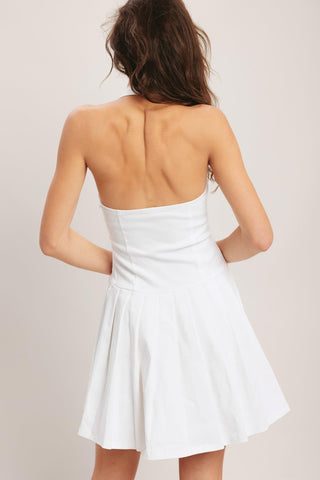 SUMMER CLUBHOUSE WOVEN MINI DRESS - Glamourous Grace