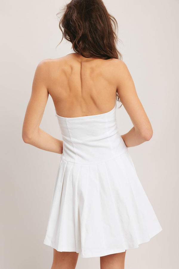 SUMMER CLUBHOUSE WOVEN MINI DRESS - Glamourous Grace