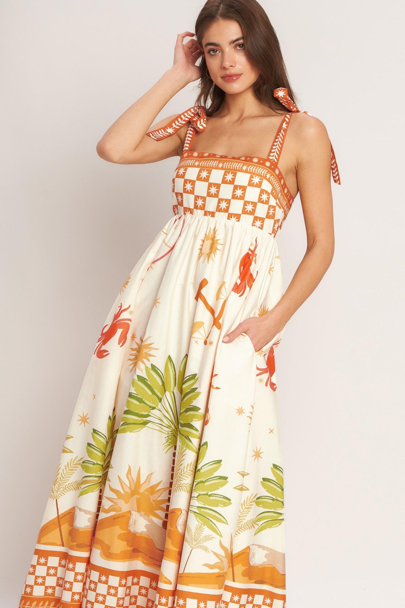 PALM COAST DREAM WOVEN MAXI DRESS - Glamourous Grace