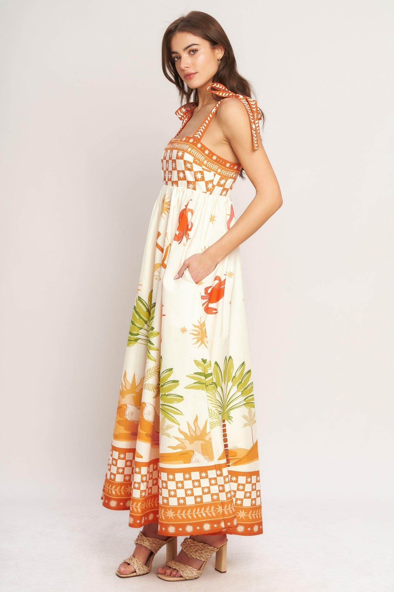 PALM COAST DREAM WOVEN MAXI DRESS - Glamourous Grace