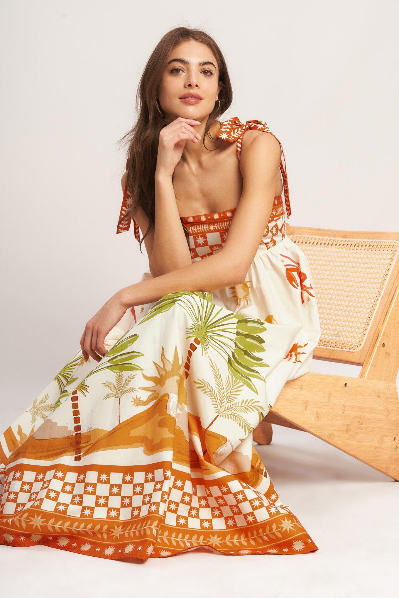 PALM COAST DREAM WOVEN MAXI DRESS - Glamourous Grace