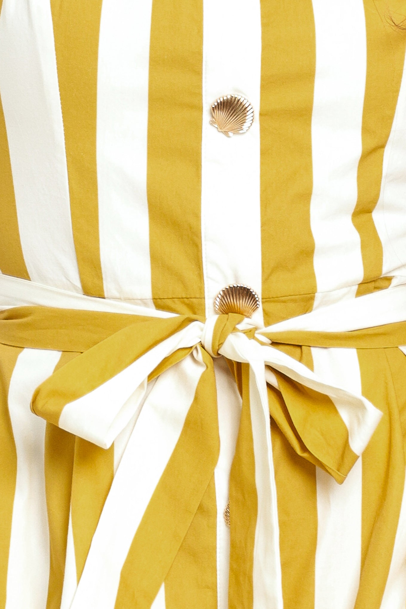 SUNSHINE STRIPE WOVEN MIDI DRESS - Glamourous Grace