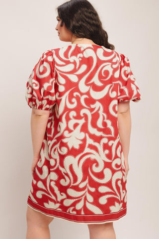 STRAIGHT & STRONG WOVEN MINI DRESS - Glamourous Grace