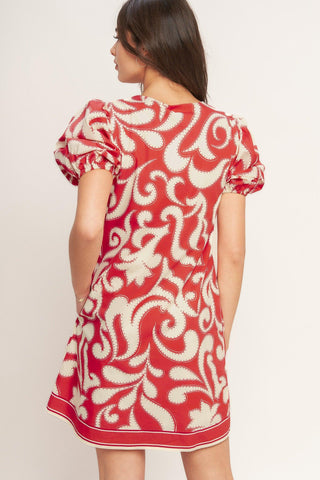 STRAIGHT & STRONG WOVEN MINI DRESS - Glamourous Grace