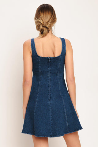 URBAN POLISH DENIM MINI DRESS - Glamourous Grace