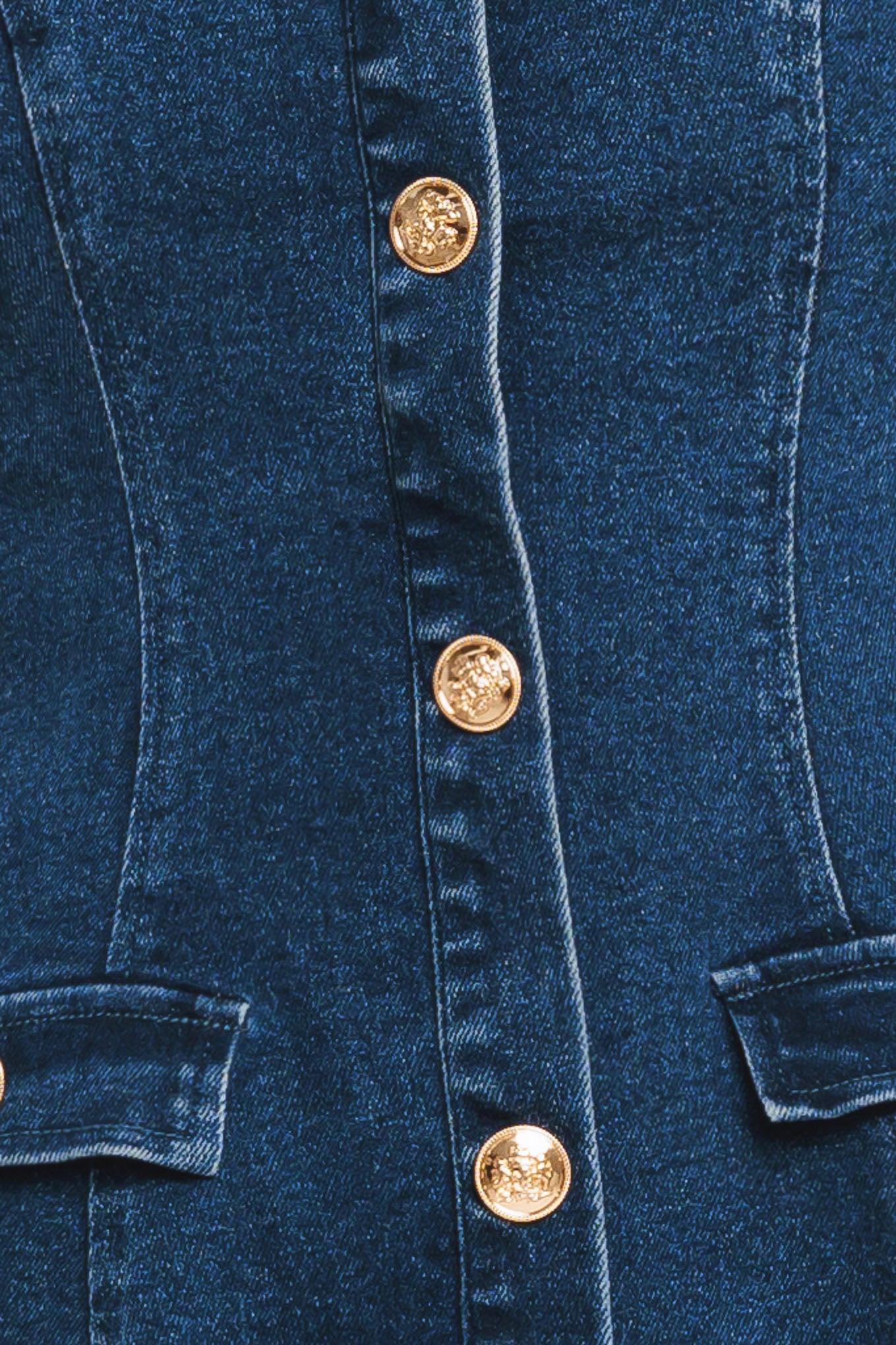 URBAN POLISH DENIM MINI DRESS - Glamourous Grace