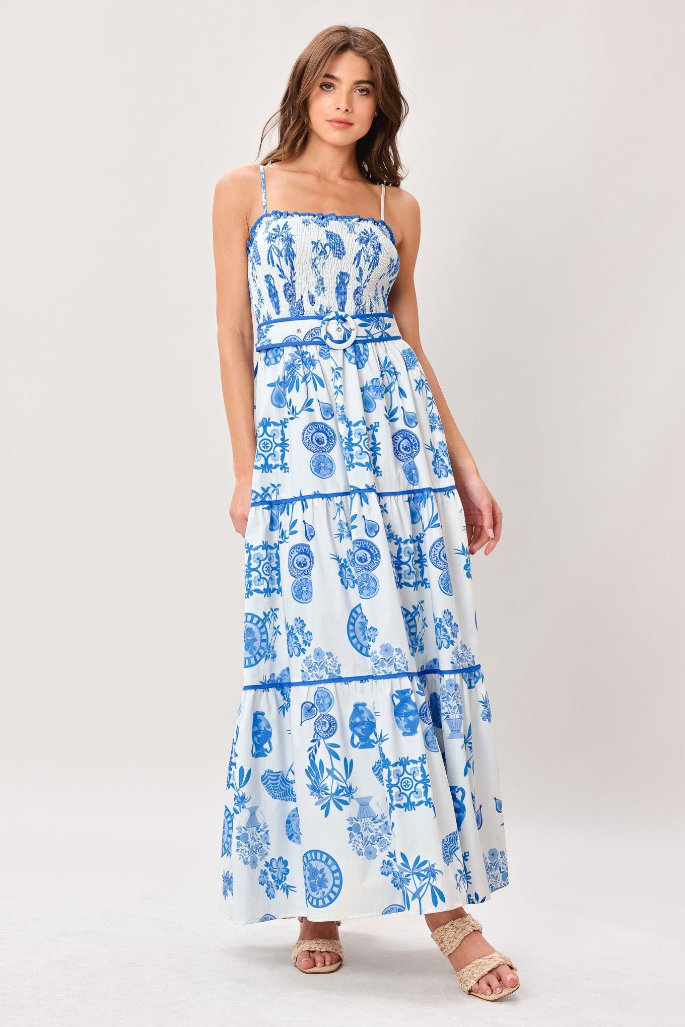 SANTORINI DREAM WOVEN MAXI DRESS - Glamourous Grace