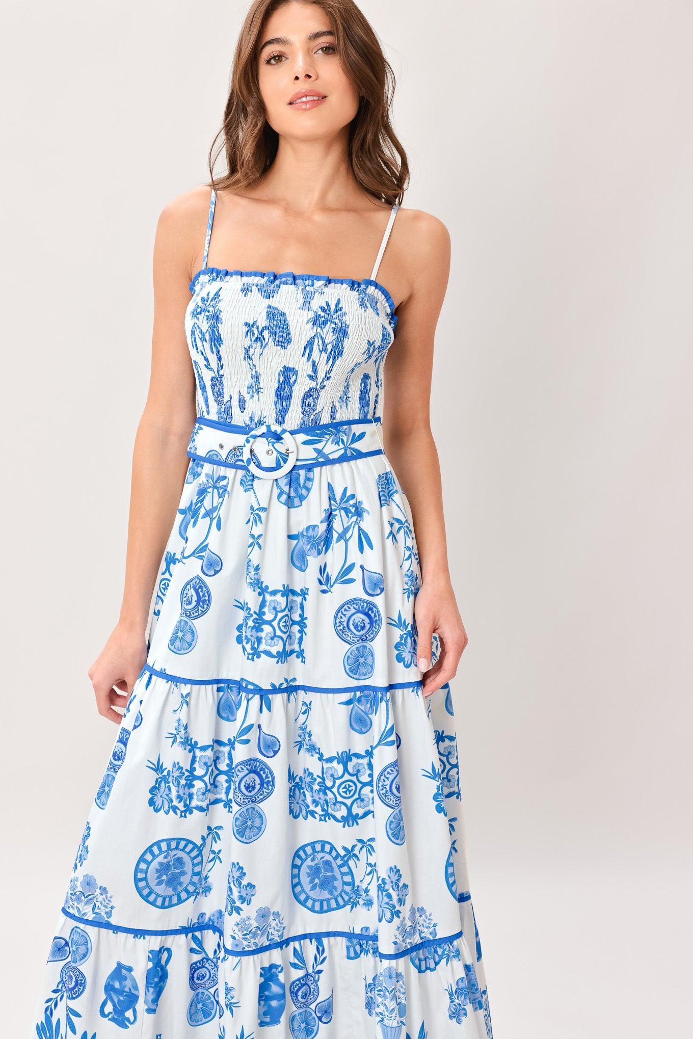 SANTORINI DREAM WOVEN MAXI DRESS - Glamourous Grace