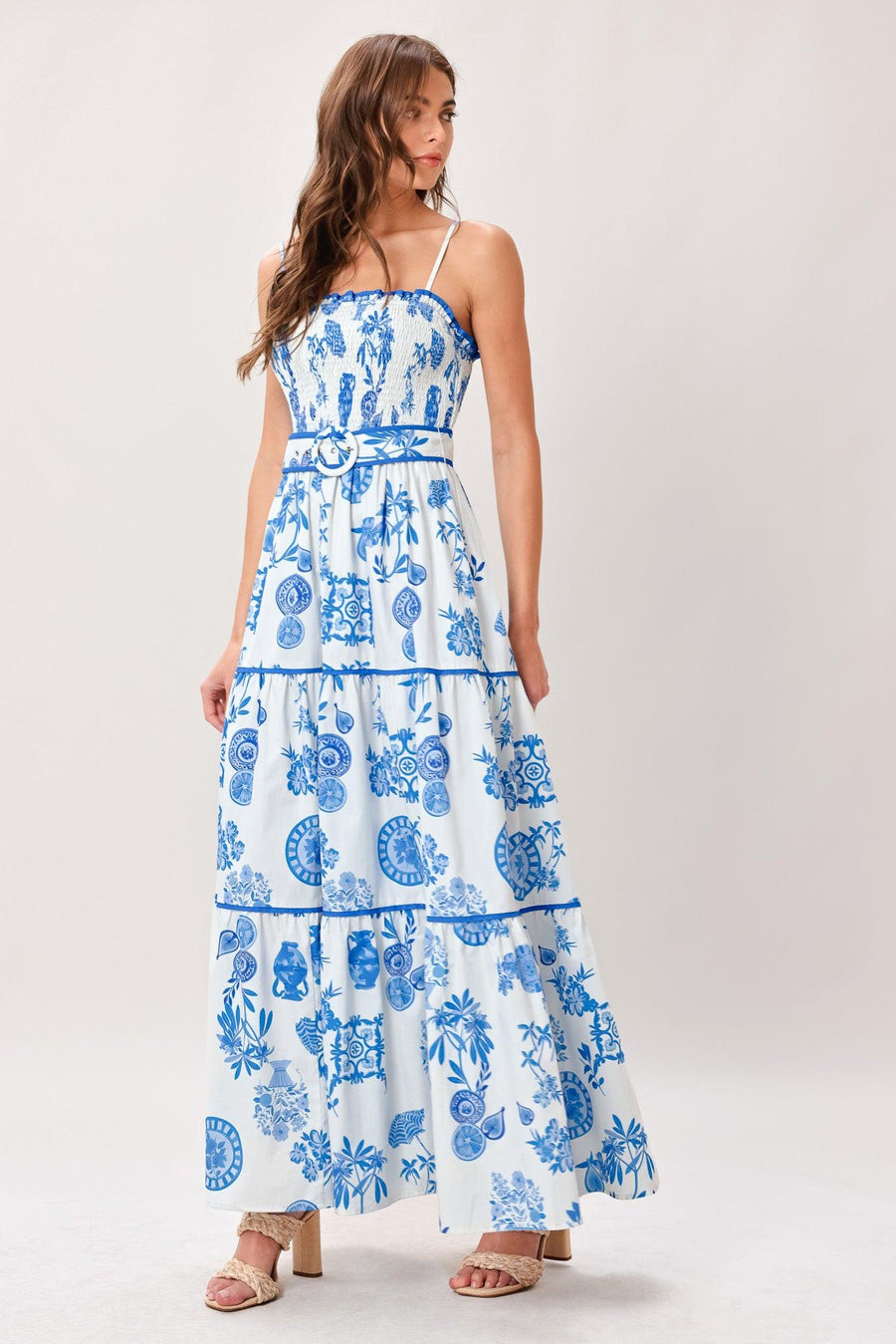 SANTORINI DREAM WOVEN MAXI DRESS - Glamourous Grace