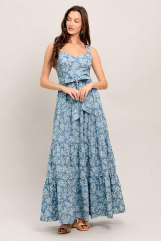 MODERN PRAIRIE BLOOM WOVEN MAXI DRESS - Glamourous Grace