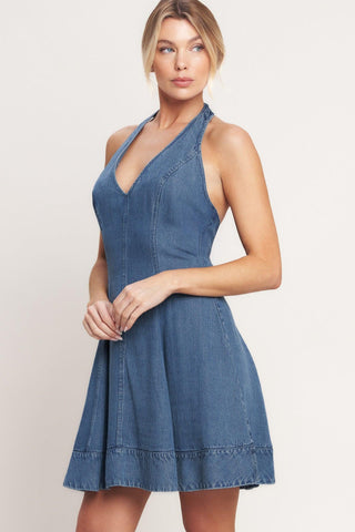 SWEET BUT BOLD TENCEL MINI DRESS - Glamourous Grace