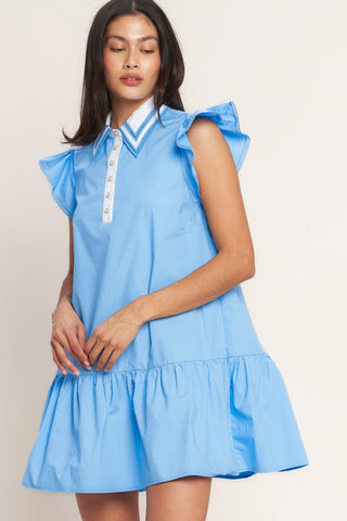 SWEET DAYS WOVEN MINI DRESS - Glamourous Grace