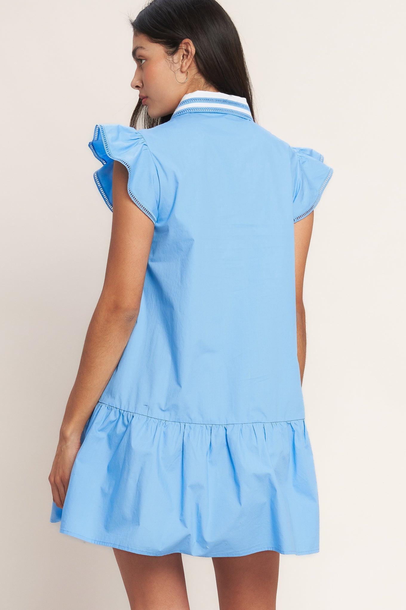 SWEET DAYS WOVEN MINI DRESS - Glamourous Grace