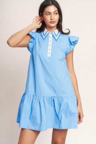 SWEET DAYS WOVEN MINI DRESS - Glamourous Grace
