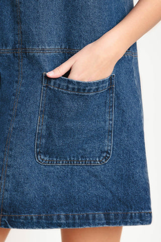 LAIDBACK CHIC DENIM SHIFT DRESS - Glamourous Grace