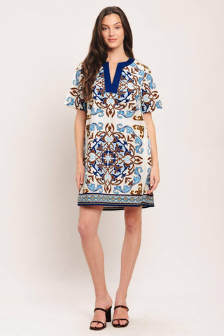MEDITERRANEAN SOUL WOVEN MINI DRESS - Glamourous Grace