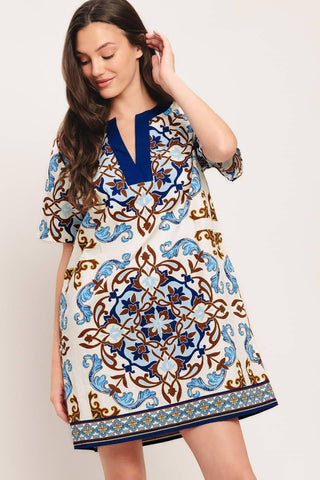 MEDITERRANEAN SOUL WOVEN MINI DRESS - Glamourous Grace