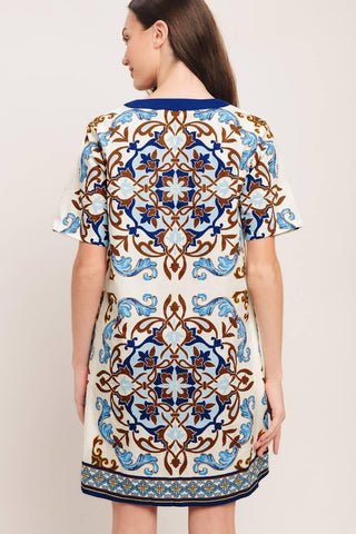 MEDITERRANEAN SOUL WOVEN MINI DRESS - Glamourous Grace