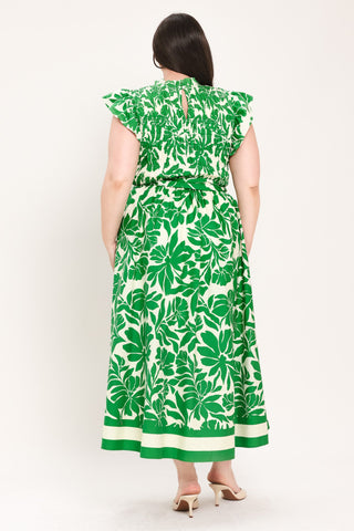 BLOOM ENERGY WOVEN MIDI DRESS - Glamourous Grace