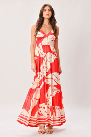 HEAT BLOOM WOVEN MAXI DRESS - Glamourous Grace