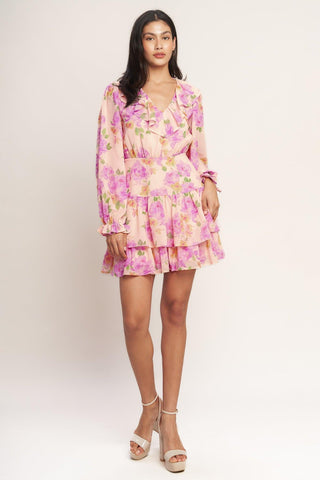 SWEET SERENDIPITY WOVEN MINI DRESS - Glamourous Grace