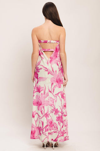 SOFT ROSE ESCAPE WOVEN ANKLE DRESS - Glamourous Grace