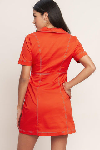 BOLD AND BEAUTIFUL WOVEN MINI DRESS - Glamourous Grace