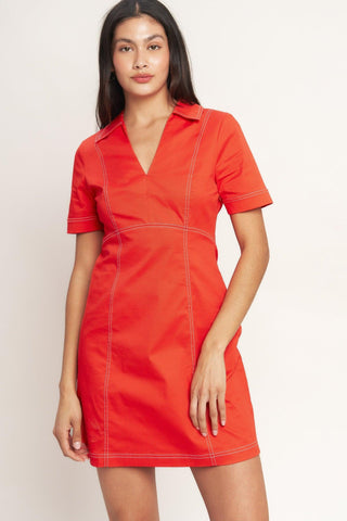 BOLD AND BEAUTIFUL WOVEN MINI DRESS - Glamourous Grace