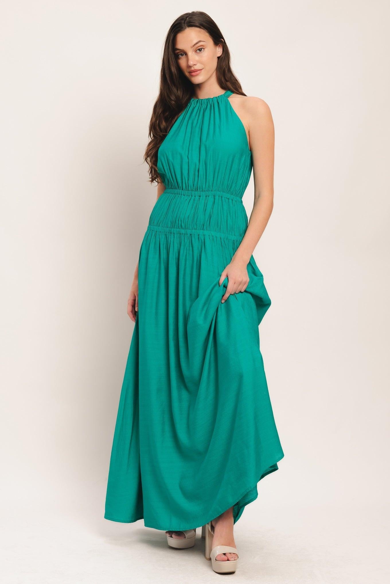 RIVER WALK WOVEN MAXI DRESS - Glamourous Grace