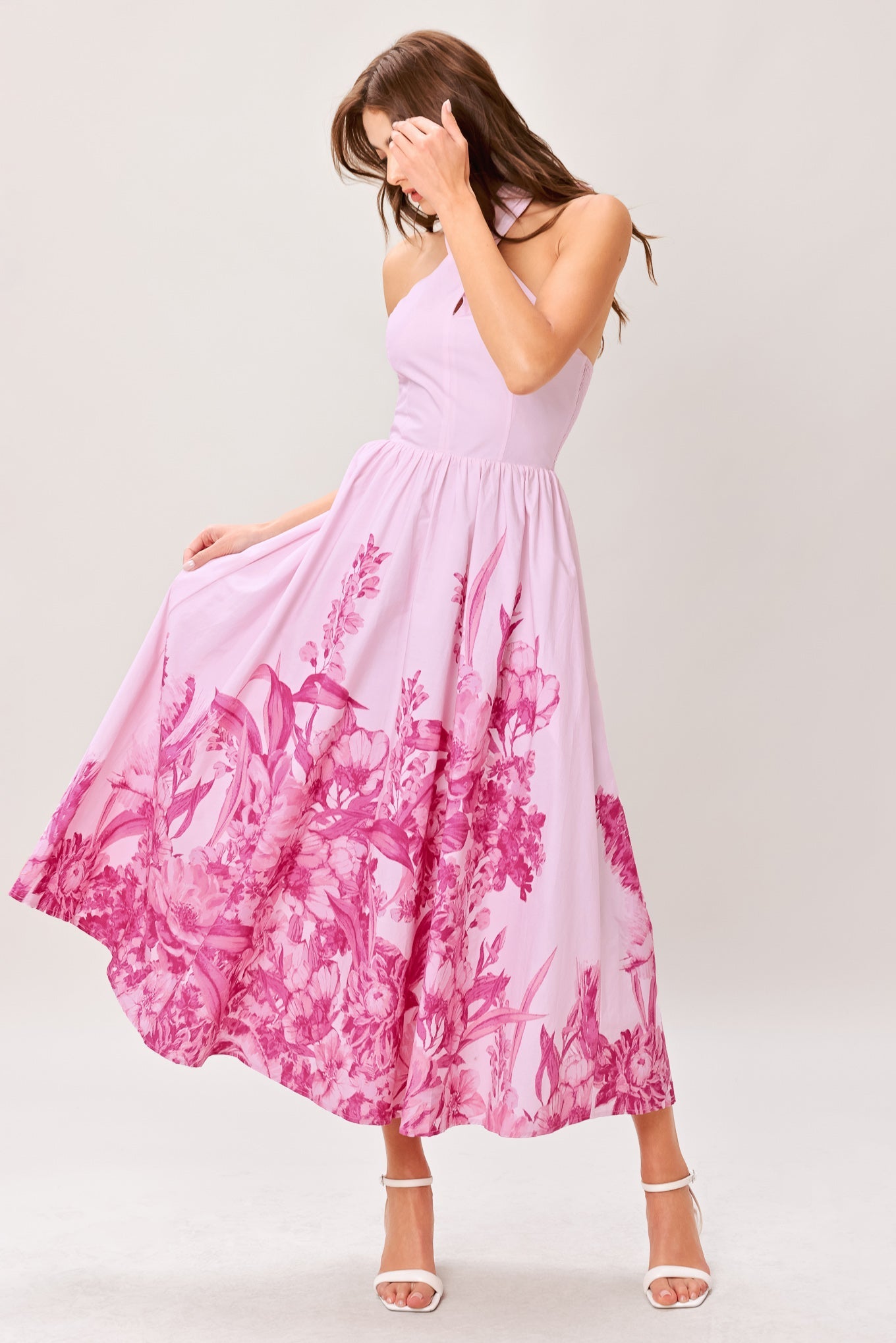 ROSELIGHT DREAM WOVEN MIDI DRESS - Glamourous Grace