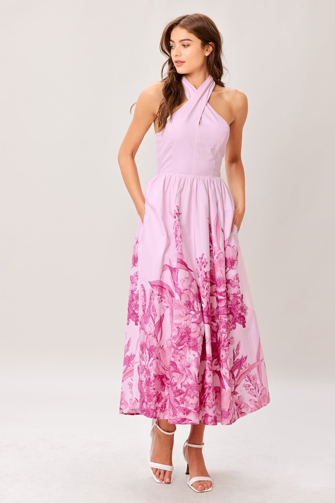 ROSELIGHT DREAM WOVEN MIDI DRESS - Glamourous Grace