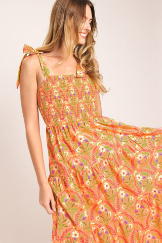 SUNKISS FLORAL WOVEN MAXI DRESS - Glamourous Grace