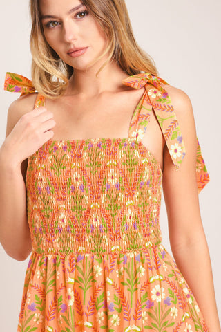 SUNKISS FLORAL WOVEN MAXI DRESS - Glamourous Grace