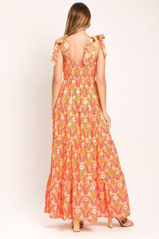 SUNKISS FLORAL WOVEN MAXI DRESS - Glamourous Grace